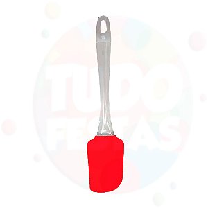 Mini Espátula Silicone com Cabo Acrílico