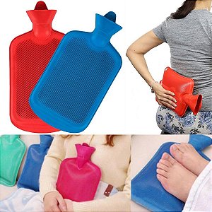 Bolsa Térmica Borracha 2 Litros Compressa Água Quente Fria