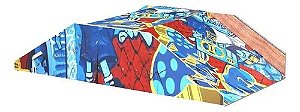Pista Skate de Dedo Radical com Rampa Funbox em Madeira