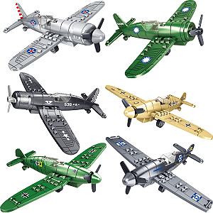 Brinquedo de Montar Avião Combate Aeronave