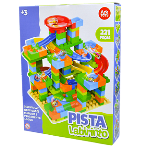 Pista Bolinhas de Gude Blocos para Montar