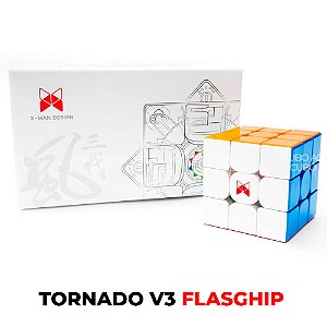 3x3x3 Qiyi X Man Tornado V3 Magnetico - Cubo Store - Sua Loja de Cubo Magico  Online!