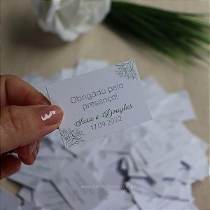 Tag para lembrancinha de casamento