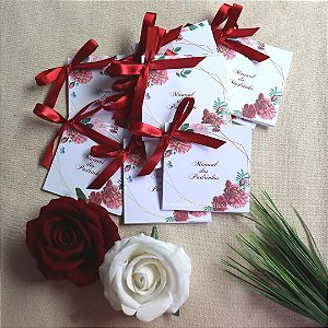 Manual para Padrinhos - Elegante e na Cor Marsala