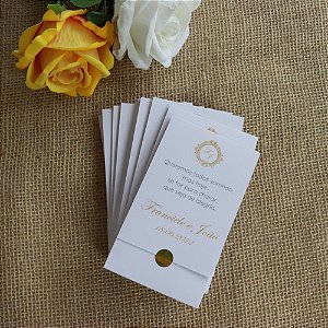 Lágrimas de Alegria - Dourado e Branco