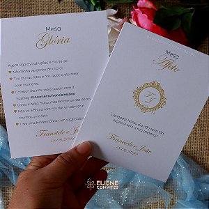 Reservado de Mesa com Agradecimento