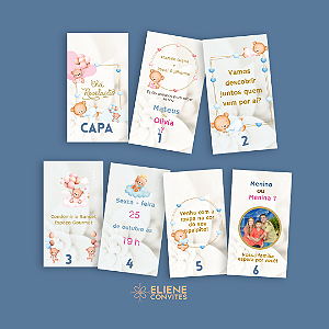 Convite Animado para Chá Revelação