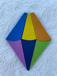 5 pçs de aplique de balão são joão 7 cm de altura para festa junina em feltro recortado a laser