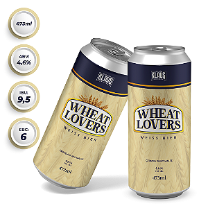 Cerveja Wheat Lovers Weiss Lata 473ml