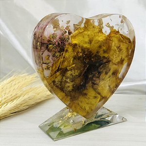 Eternização de rosa em resina P