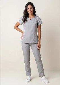 Scrub Feminino Serena - Prata