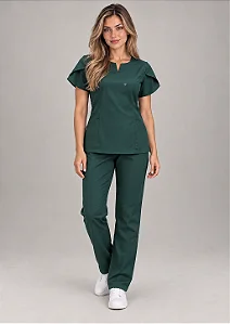 Scrub Feminino Serena - Verde Militar