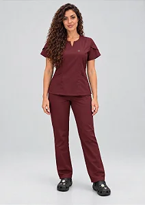 Scrub Feminino Serena - Vinho
