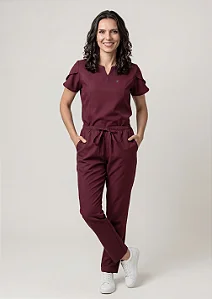 Scrub Feminino Serena - Vinho
