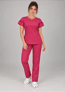 Scrub Feminino Serena - Cereja Doce