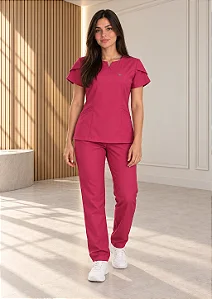 Scrub Feminino Serena - Cereja Doce