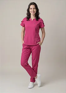 Scrub Feminino Serena - Cereja Doce