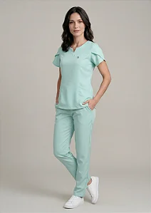 Scrub Feminino Serena - Verde Aruba
