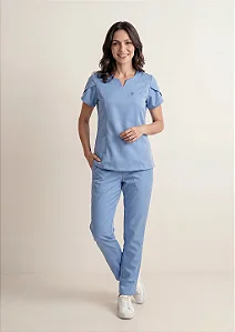 Scrub Feminino Serena - Azul Céu