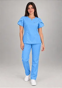 Scrub Feminino Serena - Azul Céu