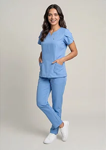 Scrub Feminino Serena - Azul Céu