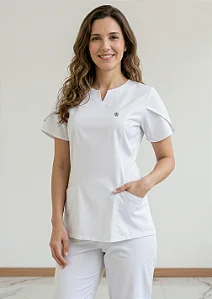 Scrub Feminino Serena - Branco