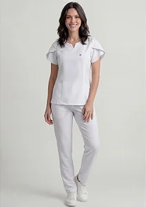 Scrub Feminino Serena - Branco