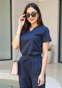 Scrub Feminino Valentina - Marinho