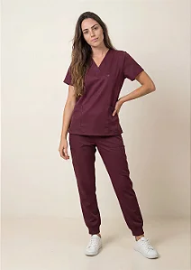 Scrub Feminino Valentina - Vinho