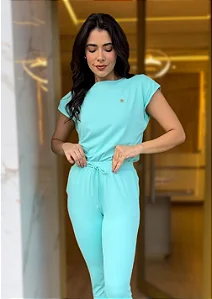 Scrub Feminino Monique - Verde Aruba
