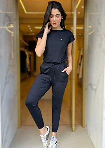 Scrub Feminino Monique - Preto