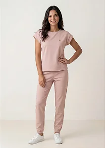 Scrub Feminino Monique - Nude Matelassê