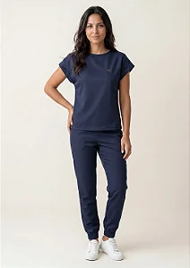 Scrub Feminino Monique - Marinho