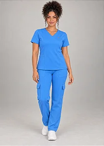 Scrub Feminino Stella - Azul Céu