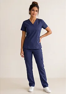 Scrub Feminino Stella - Marinho