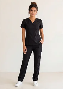Scrub Feminino Stella - Preto