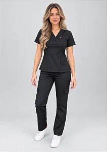 Scrub Feminino Stella - Preto
