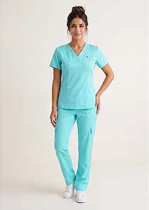 Scrub Feminino Stella - Verde Aruba