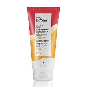 Creme Desodorante Nutritivo para o Corpo Tododia Pêssego e Flor de Cravo 200 ml