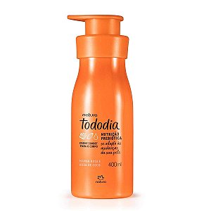 Creme Sorbet Desodorante Para o Corpo Tododia Manga Rosa e Água de Coco 400ml