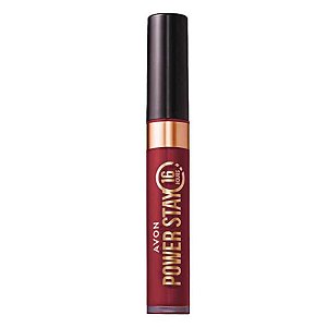Batom Líquido Avon Power Stay 16h 6ml - Marrom Rubi