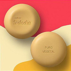 Sabonete em Barra Puro Vegetal Tododia Pêssego e Flor de Cravo 2 un. de 90g