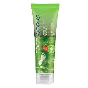 Creme esfoliante para os Pés com Kiwi e Morango