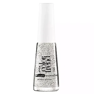 Esmalte Color Trend Ultra Cobertura e Brilho 7 ml - Prata Glitter