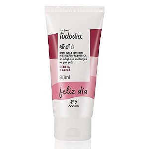 Creme Hidratante Natura Tododia para o corpo Cereja e Avelã 80g