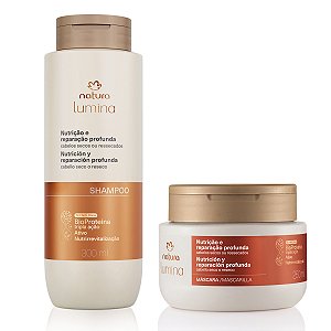 Kit Nutrição e Reparação Lumina com Shampoo 300 ml e Máscara 250 ml