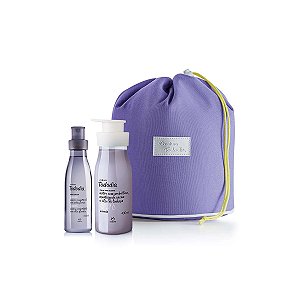 Kit Natura Tododia Algodão Body Splash 200ml + Creme Para o Corpo 400ml + Bolsa Nécessarie