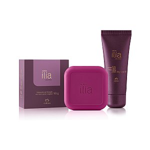 Kit Natura Ilía Secreto Sabonete em Barra 90g + Hidratante para Mãos Feminino 40g