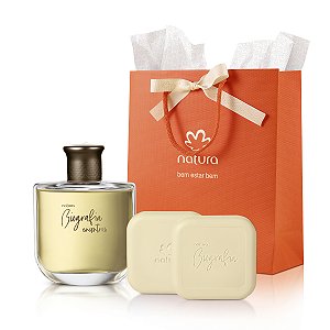 Presente Biografia Encontros Colônia Masculino 100 ml + 2 Sabonetes em Barra Puro Vegetal 90g