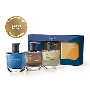 Presente Natura Biografia Trio Miniaturas Masculino 3 un. de 25 ml